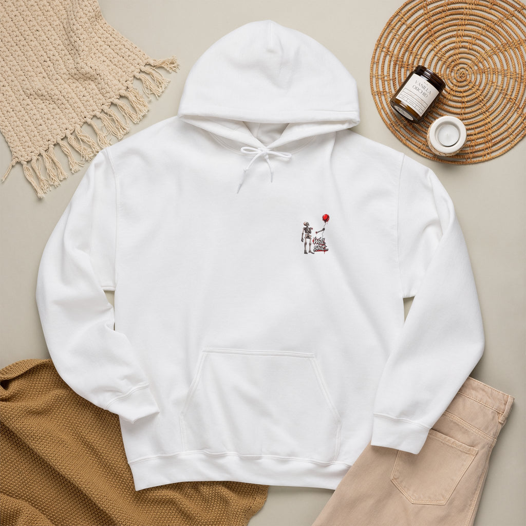 Well, Shit... Skeleton & Red Balloon Hoodie | Unisex Graphic Hoodie
