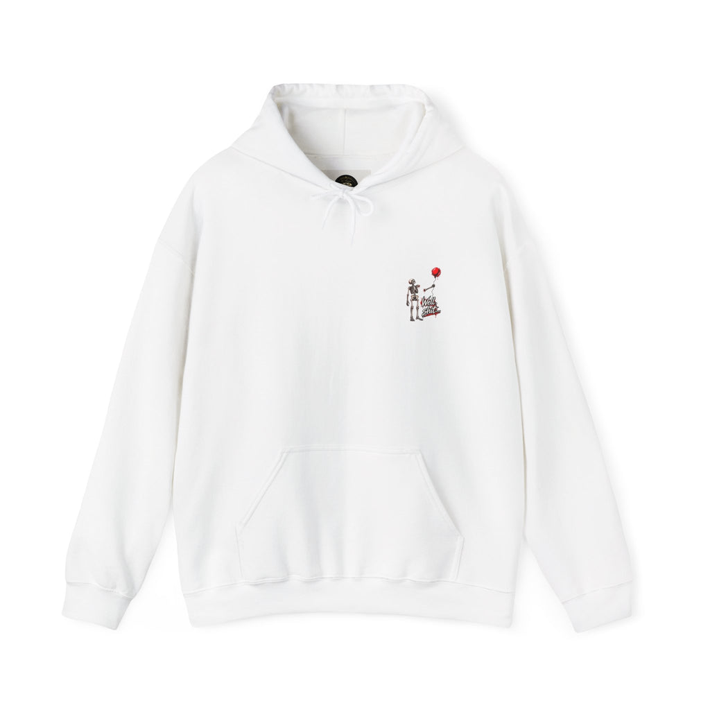 Well, Shit... Skeleton & Red Balloon Hoodie | Unisex Graphic Hoodie