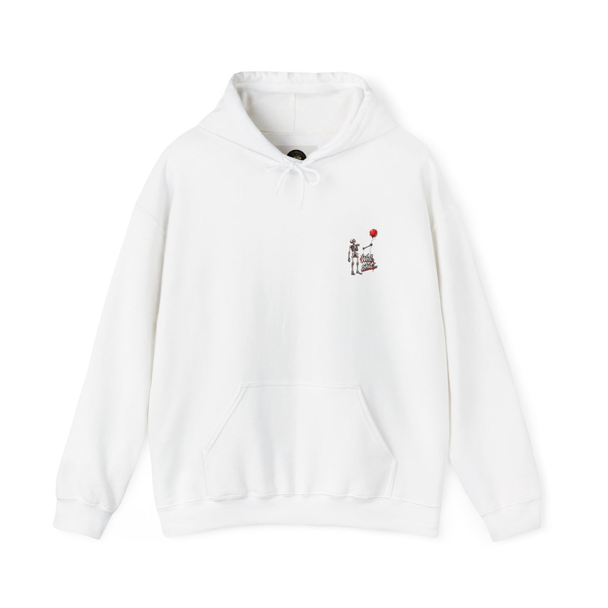 Well, Shit... Skeleton & Red Balloon Hoodie | Unisex Graphic Hoodie