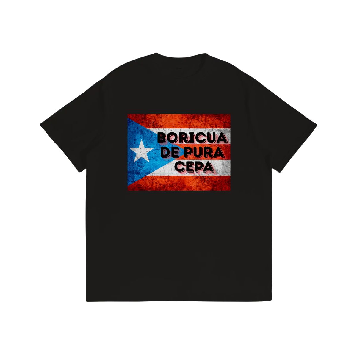 Boricua de Pura Cepa T-Shirt | Puerto Rican Pride Shirt | Unisex Puerto Rico Flag Tee | Made in USA