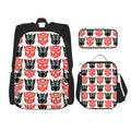 Set of 3 Bags (Oxford Backpack /Lunch Bag /Pencil Pouch) TRANSFORMERS