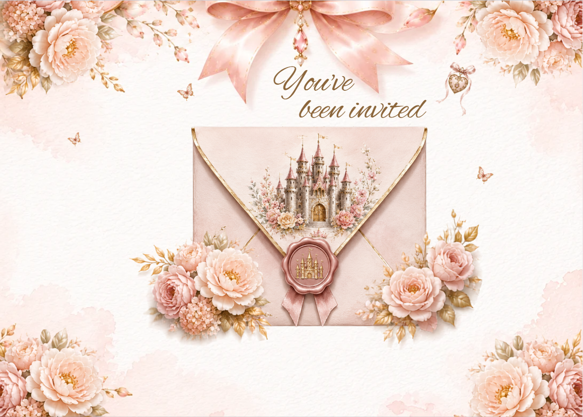 Fairy Tale Interactive Website Invitation