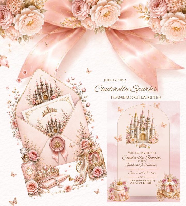 Fairy Tale Interactive Website Invitation