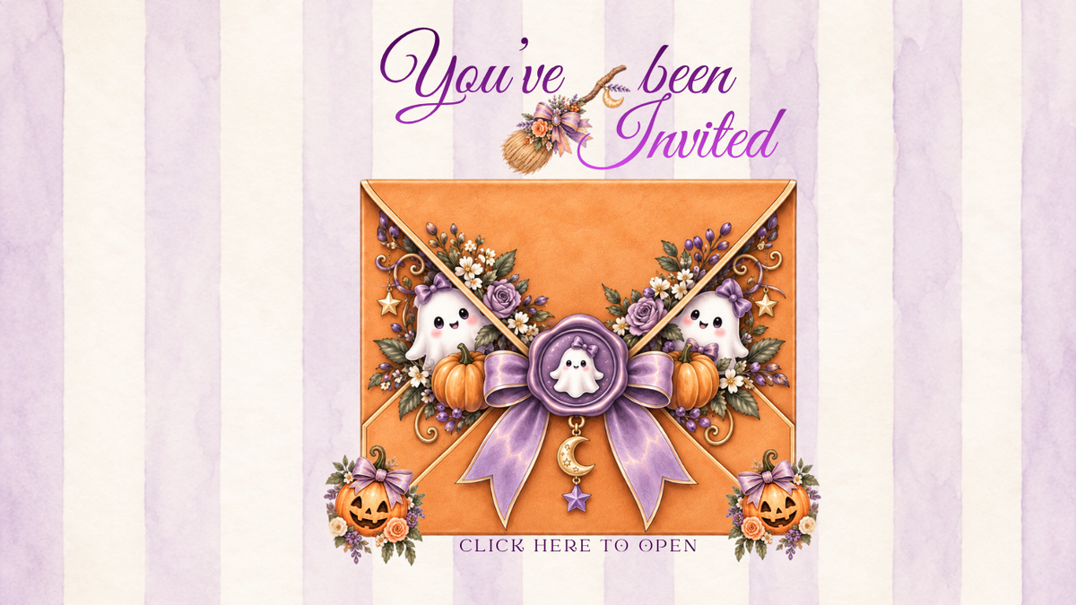 Little Boo Enchantment™ Halloween Baby Shower Website Invitation | Interactive Digital Invite