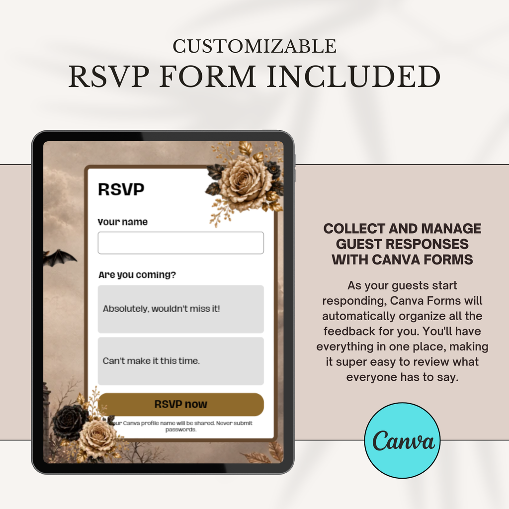 Boo Baby Shower Website Invitation | Interactive Halloween Digital Invite