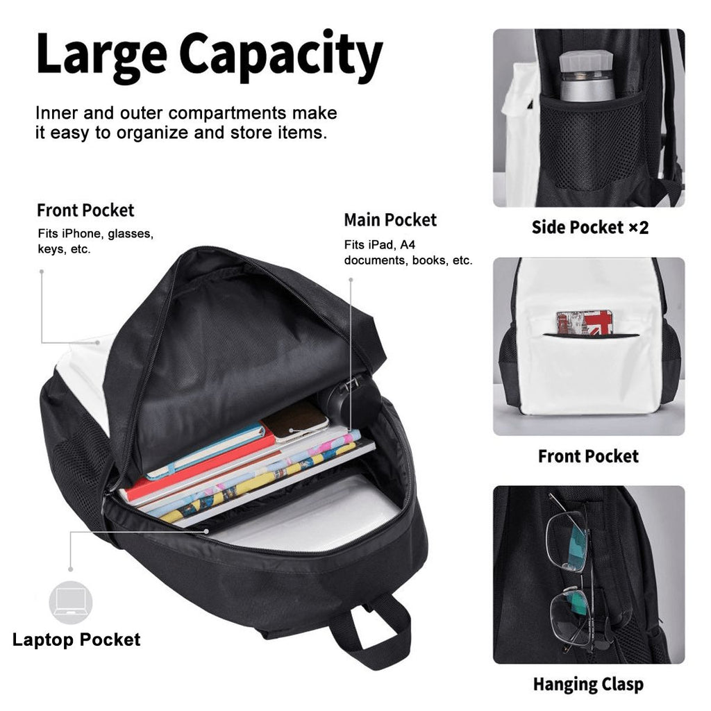 Set of 3 Bags (Oxford Backpack /Lunch Bag /Pencil Pouch) TRANSFORMERS